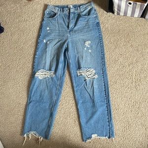 BDG Urban Outfitters high-rise baggy ripped jeans.